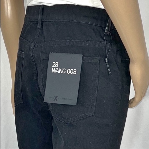 Alexander Wang Black Fade Wang 003 Style Boy Fit Label Sz28 Waist 33” Inseam 30” - Picture 10 of 16